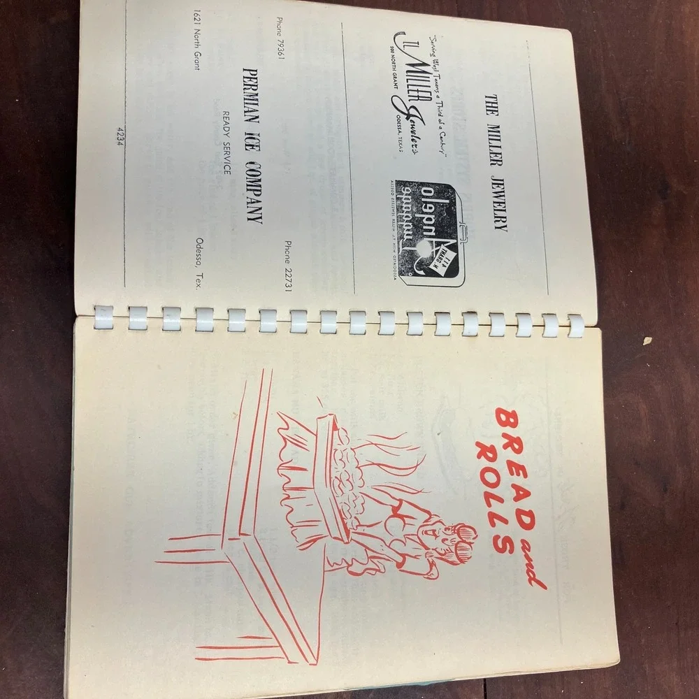 VTG Highland Methodist Church Odessa Texas Regional Cookbook Local Comb